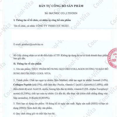 Combo 2 Hộp Kẹo Dẻo Collagen Hỗ Trợ Trẻ Hóa Sáng Da - Cải Thiện Sức Khỏe Tóc Móng Vị Đào Kết Hợp Biotin, Vitamin C & Vitamin E Coolvita (60 viên x 3g)/hộp