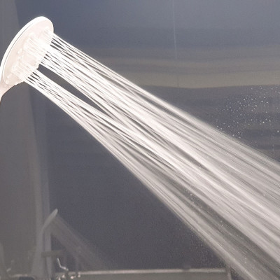 Bộ tay dây sen siêu tăng áp nhựa ABS trắng Eurolife EL-116SH