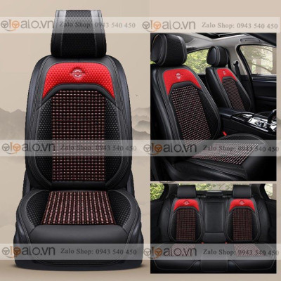 Áo trùm lót bọc ghế da xe ô tô Toyota Sienna da hạt gỗ tự nhiên v