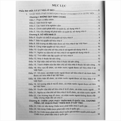 Sách Luật Nhà Ở và Văn Bản Hướng Dẫn Thi Hành (V2482D)