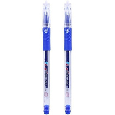 Vỉ 2 Bút Gel Sunbeam - Thiên Long Gel-08 - Mực Xanh