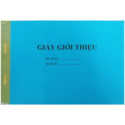 Giấy Giới Thiệu 1 Liên