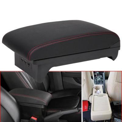 Hộp Tỳ Tay Dành Cho Xe Mitsubishi Xpander Mẫu Bệt Tích Hợp 3 Cổng Sạc USB