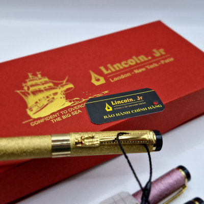 (KHẮC TÊN MIỄN PHÍ)Bút rồng cao cấp Lincoln. Jr 056, cài đầu rồng, sang trọng và đẳng cấp
