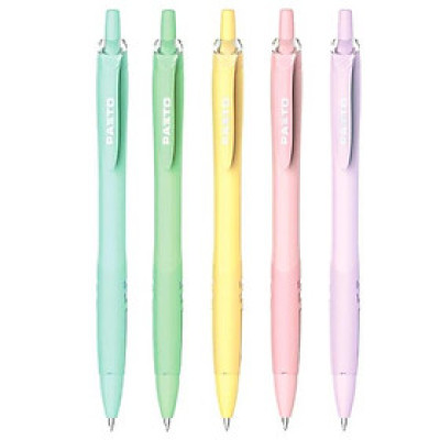 Vỉ 5 Bút Gel 0.6 mm - Thiên Long FO-GELB039/VN - Mực Xanh