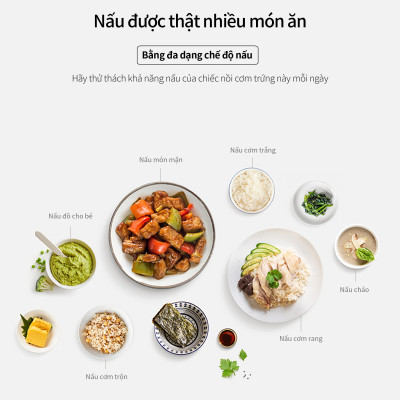 Nồi cơm điện tử Cuckoo 1.08L CR-0675F - Tùy chọn 3 vị cơm, 9 chế độ nấu tích hợp, chế độ tự động làm sạch - Hàng chính hãng