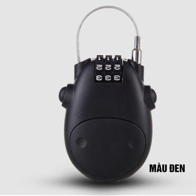 Khóa dây mật mã cáp thép chống trộm mini Minh House