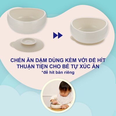 Chén ăn dặm RICHELL TLI cho bé tự ăn | Baby