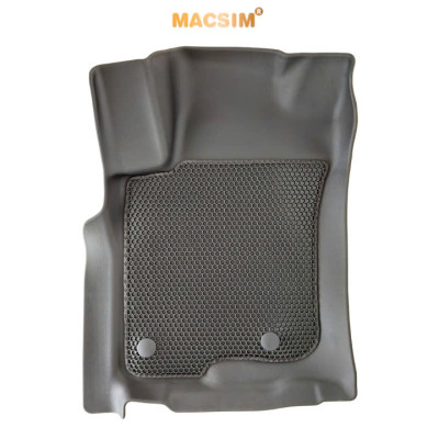 Thảm 2 lớp (sd3) dạng lưới lục giác cho Toyota Prado 2010-2023 bề mặt cao su siêu sạch nhãn hiệu Macsim