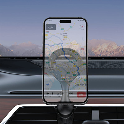 Đế giữ điện thoại nam châm dùng trên xe ô tô RECCI RHO-C42 Hàng chính hãng