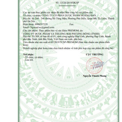 Vitamin tổng hợp bà bầu PREMOM