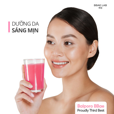 Viên sủi chuyển hoá chất béo Balporo BBae Hàn Quốc, hỗ trợ giảm cân, dưỡng da sáng mịn, phân phối độc quyền bởi BBae Lab