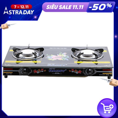 Bếp Gas Đôi Hồng Ngoại Rainy RN1602TT - Hàng chính hãng