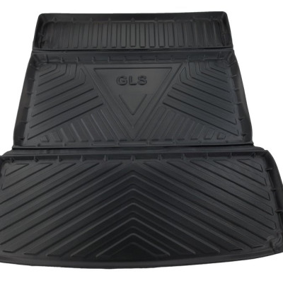 Thảm lót cốp xe ô tô qd Mercedes GLS 2015 - 2019 nhãn hiệu Macsim chất liệu TPV cao cấp màu đen