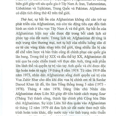 Afghanistan Ngày Nay