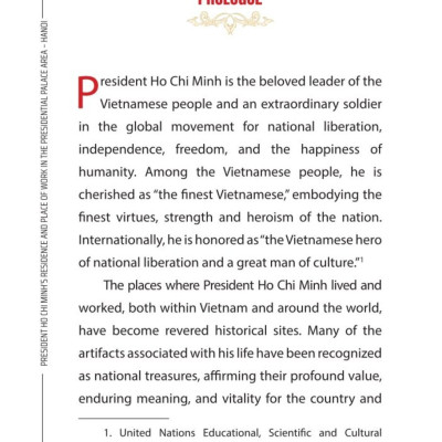 President Ho Chi Minh’s Residence  and Place of Work in the Presidential Palace Area - Ha Noi