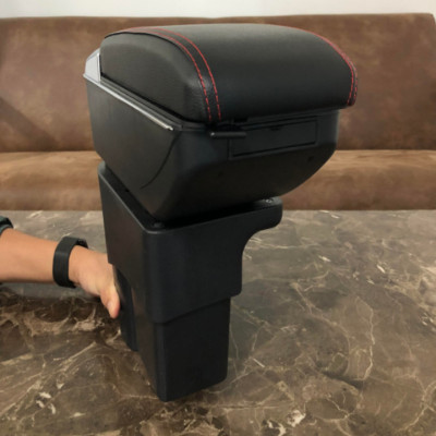 Hộp tỳ tay ô tô, xe hơi dành cho xe Kia Soluto tích hợp 7 cổng USB cao cấp DUSB-SLT