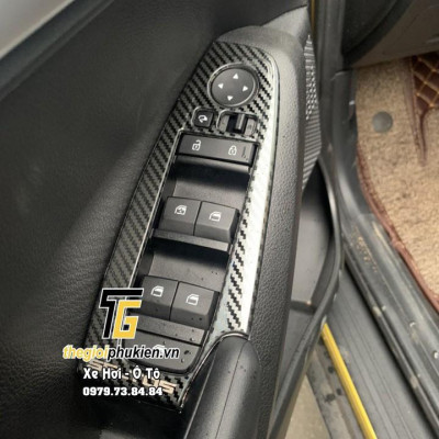 Ốp nội thất Kia Seltos 5 chi tiết vân Carbon