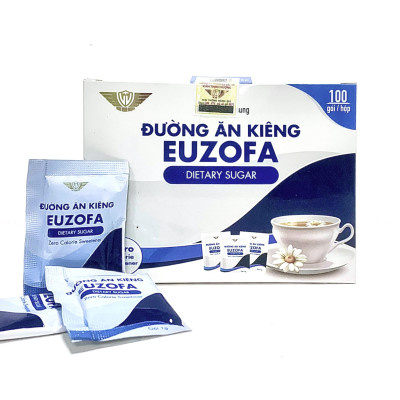Đường ăn kiêng Euzofa, Hộp 100 gói