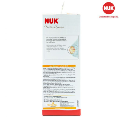 Bình sữa NUK Nature Sense nhựa PP 260ml núm ti Silicone S1 - M (Giao ngẫu nhiên)