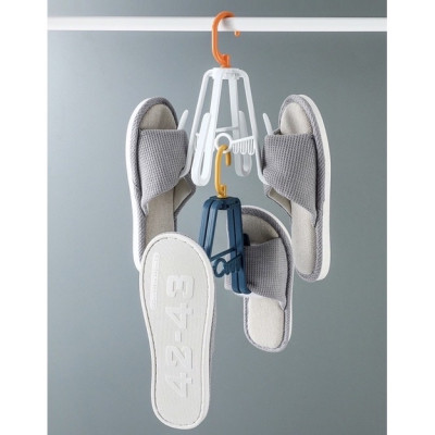Combo 2 móc treo phơi giày dép thông minh xếp gọn tiện lợi khả năng chịu lực cao ,không tốn diện tích ,giữ độ cân bằng cho giày dép không bị lệch và mau khô ráo 