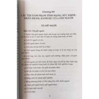 Bình luận Bộ Luật Hình Sự năm 2015 - Phần Các Tội Phạm (Chương 14)