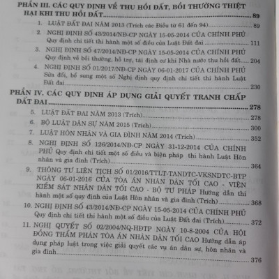 Tìm hiểu quy định về giải quyết tranh chấp đất đai -Quy định về bồi thường thiệt hại, tái định cư khi thu hồi đất