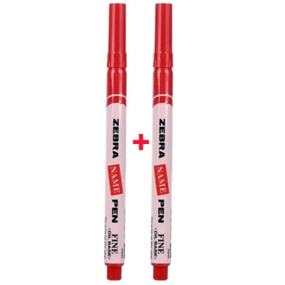 Bút Lông Dầu Name Pen M012A1 - Màu Đỏ (Mua 1 Tặng 1 Sản Phẩm Cùng Loại)