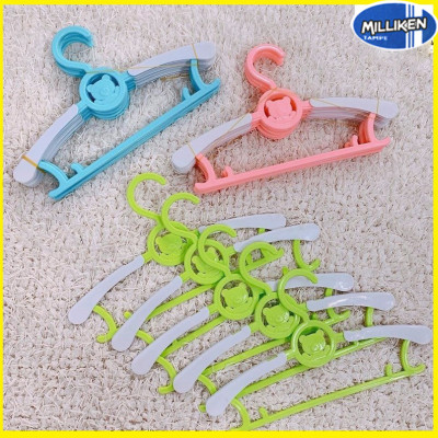 Set 5 móc nhựa treo quần áo trẻ em - dễ thay đổi kích thước rộng ra Milliken - màu ngẫu nhiên
