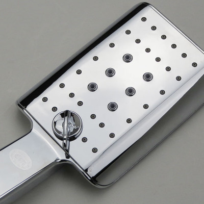 Tay sen vuông 3 chế độ chảy nhựa ABS mạ Chrome sáng bóng Eurolife EL-H201 (Trắng bạc)