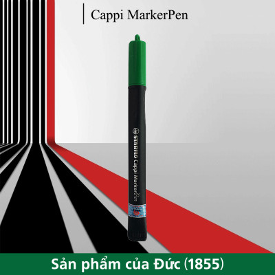 Bút Lông Dầu Stabilo Cappi MarkerPen MK169-GN - Màu Xanh Lá