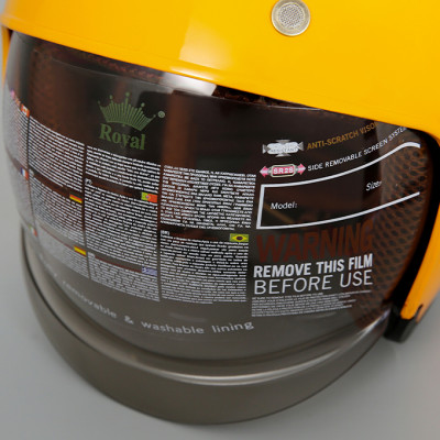 Mũ bảo hiểm 3/4 size L Royal M139 vàng - Hàng chính hãng