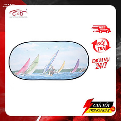 Che Nắng Ô Tô Kính Sau NB LX-R011 Hình Biển (50x100 cm)
