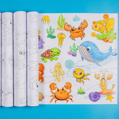 Tranh cuộn tô màu DIY Thiên Long Colokit CRO-C001