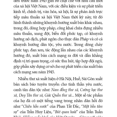 Mấy Vấn Đề Về Xuất Bản Và Văn Hoá Đọc Việt Nam Hiện Nay