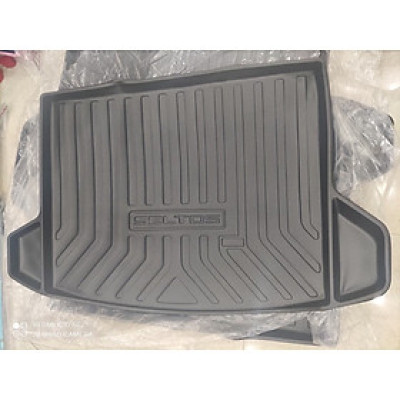 Lót cốp nhựa theo xe KIA SELTOS 2020-2021 nhựa đen dẻo TPO cao cấp