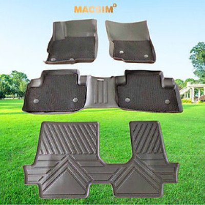 Thảm hai lớp (sd3) Macsim dành cho Mitsubishi Outlander 2013-2024 bề mặt cao su siêu sạch