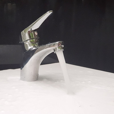 Vòi lavabo nóng lạnh Eurolife EL-6002 (Trắng bạc)