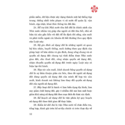 Luật Đất đai (bản in 2024)