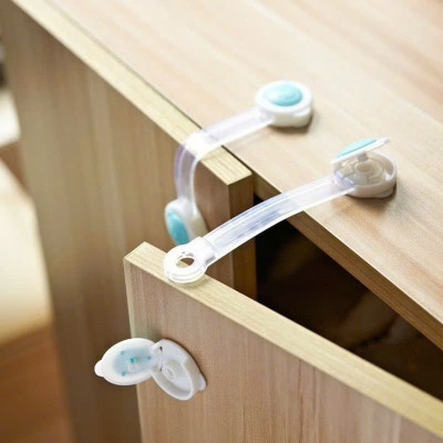 Khóa Chốt Tủ Lạnh Ngăn Kéo An Toàn Cho Bé - Set 2 Cái, Chống Trẻ Mở - HÀNG CHÍNH HÃNG MINIIN