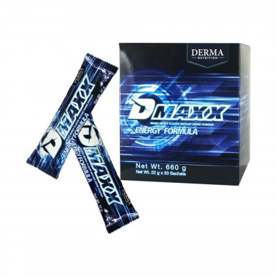 DMAXX thức uống bổ sung vitamin năng lượng có đường DAMODE 19 gói dùng thử màu xanh