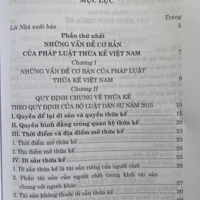 Pháp Luật Thừa Kế ở Việt Nam – Nhận Thức Và Áp Dụng