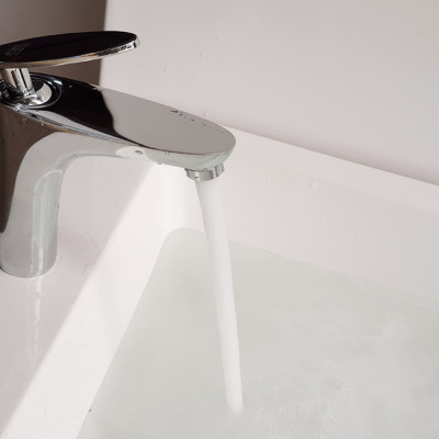 Vòi Lavabo nóng lạnh Đồng mạ Chrome Eurolife EL-CAM02 (Trắng bạc)