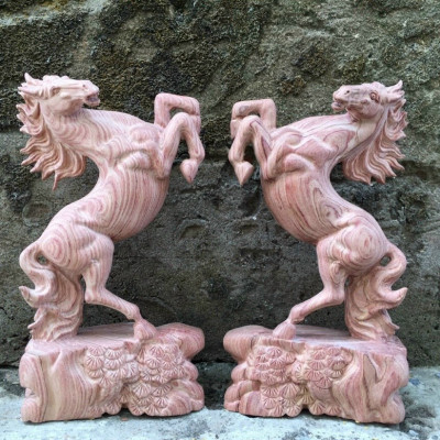 TƯƠNG CON NGỰA GỖ HƯƠNG KT CAO 50×23×12cm