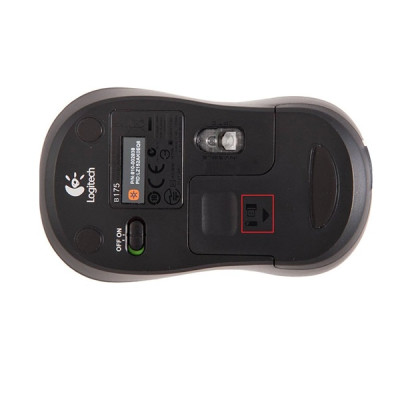 Chuột không dây Logitech B175 - Thiết kế thuận cả 2 tay, phù hợp PC/ Laptop - Hàng chính hãng