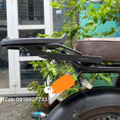 Thùng Givi B27N gắn cho xe máy điện Datbike Weaver 200, thùng Givi B27N và baga gắn cho Weaver200