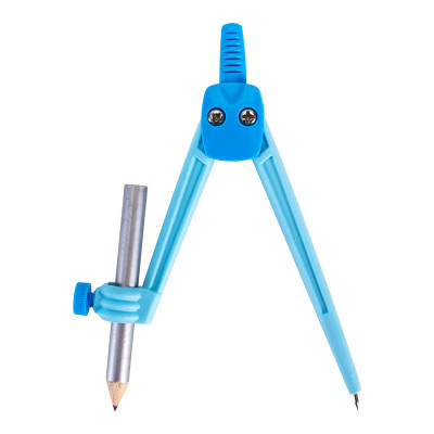 Compa học sinh Deli, Hồng/Xanh - 1 hộp - E8621