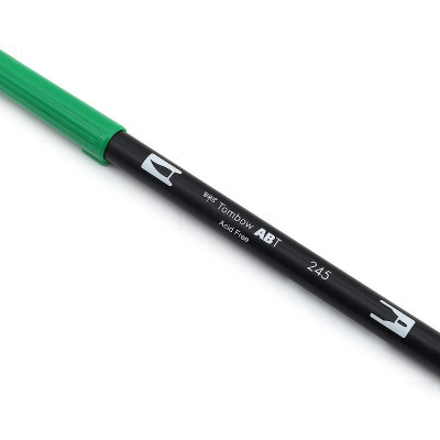 Bút lông cọ hai đầu Tombow ABT Dual Brush Pen - Brush/ Bullet - Aqua (401)