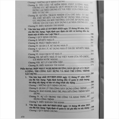 Hệ Thống Văn Bản Hợp Nhất Nghị Định Về Chính Sách Phát Triển Nhà Ở, Quản Lý Chất Lượng, Thi Công Xây Dựng, Bảo Trì Công Trình Và Quản Lý Chi Phí Đầu Tư Xây Dựng - V2294T