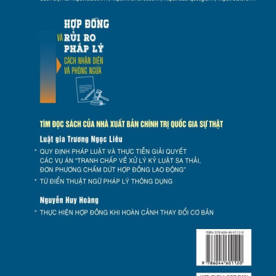 Hợp đồng và rủi ro pháp lý cách nhận diện và phòng ngừa - bản in 2025
